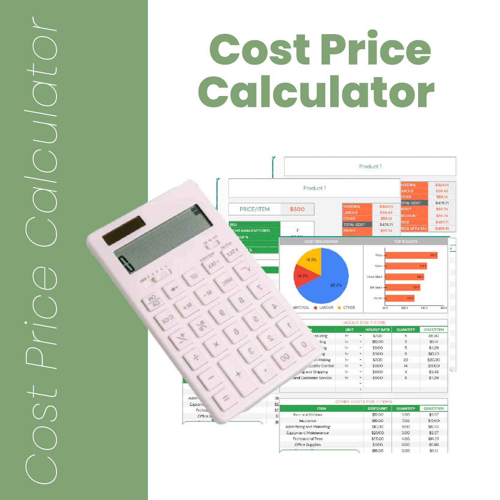 Cost Price Calculator Kit